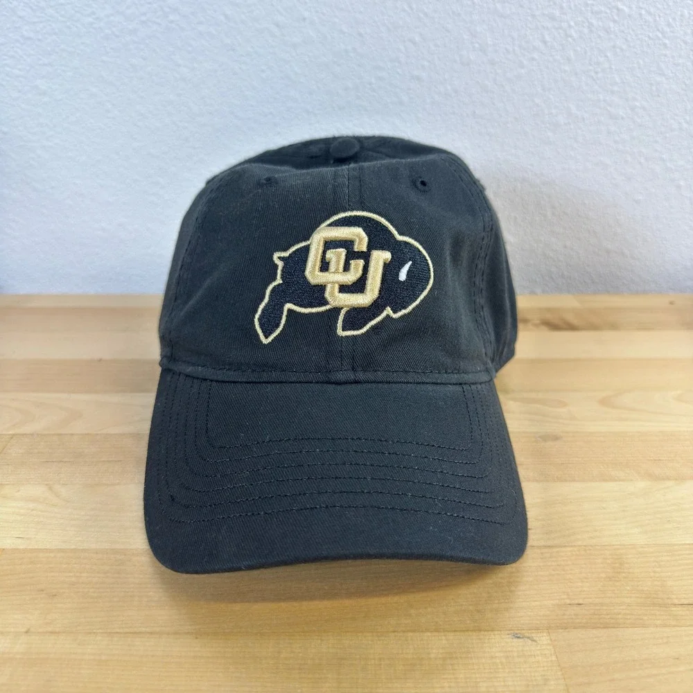 Ouray Sportswear Colorado Buffaloes Hat Black CU Logo Baseball Cap 51000 Mens